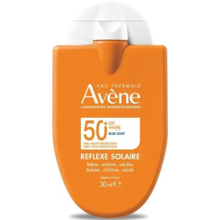 EAU THERMALE AVENE REFLEXE SOLAIRE SPF50+ BEBE BAMBINI ADULTO 30 ML