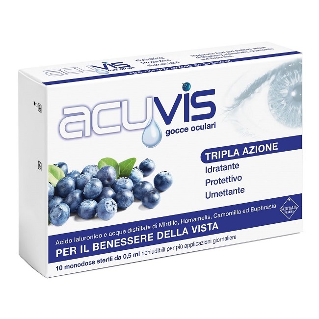 GOCCE OCULARI ACUVIS 10 FLACONCINI 0,5 ML