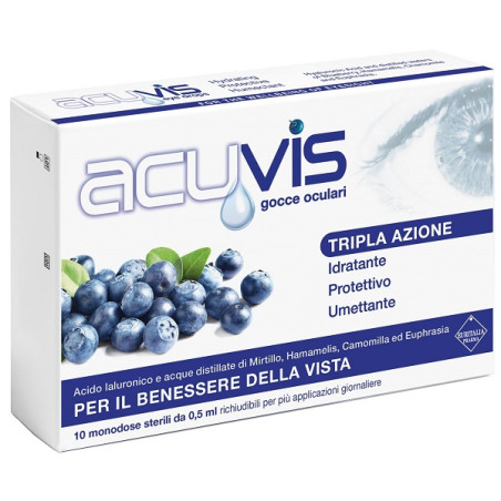 GOCCE OCULARI ACUVIS 10 FLACONCINI 0,5 ML