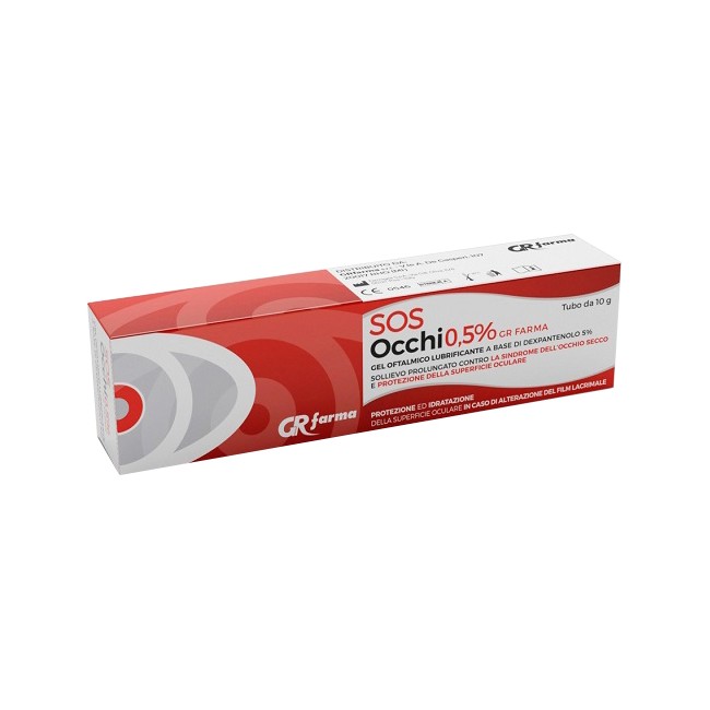 GEL OFTALMICO LUBRIFICANTE DEXPANTENOLO 5% SOS OCCHI 0,5% 10 G