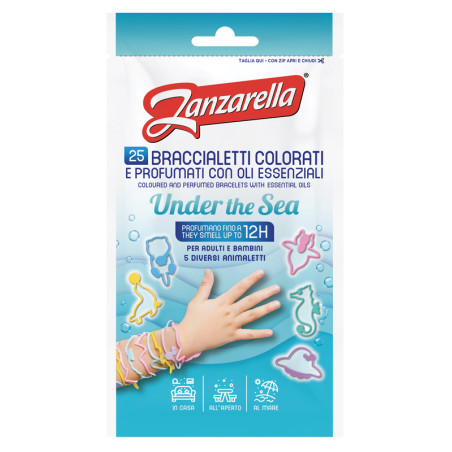 ZANZARELLA BRACCIALETTI UNDER THE SEA 25 PEZZI