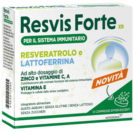 RESVIS FORTE XR 12 COMPRESSE EFFERVESCENTI