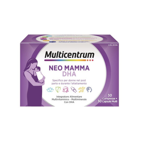 Multicentrum Neo Mamma DHA Per La Neo Mamma 30 compresse+30 Capsule