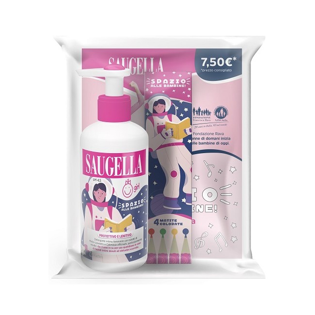 SAUGELLA GIRL + GADGET PROMOZIONE COSTITUITA DA UN BUNDLE COMPOSTO DA PRODOTTO GIRL 200 ML + IN OMAGGIO MATITE COLORATE