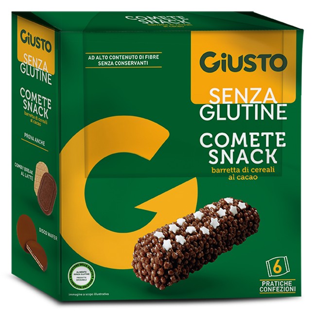 GIUSTO SENZA GLUTINE COMETE SNACK 120 G