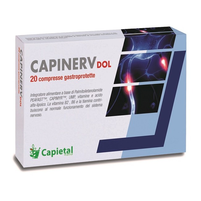 CAPINERV DOL 20 COMPRESSE GASTROPROTETTE