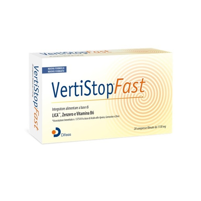 VERTISTOP FAST 20 COMPRESSE