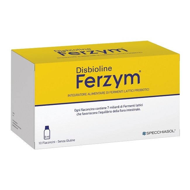 DISBIOLINE FERZYM 10 FLACONCINI DA 8 ML