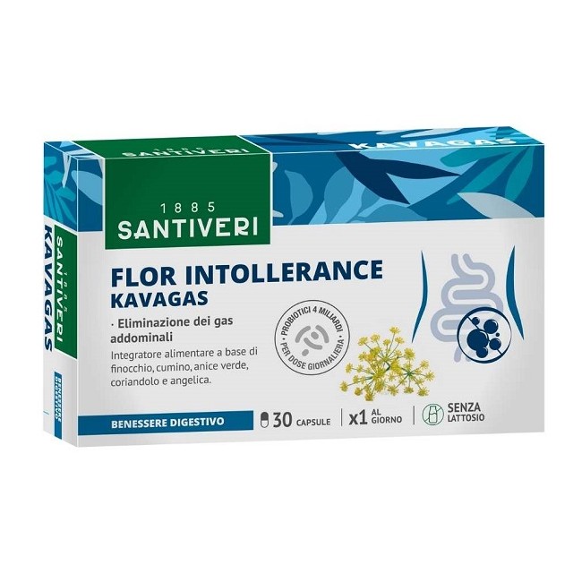 FLOR INTOLLERANCE KAVAGAS 30 CAPSULE