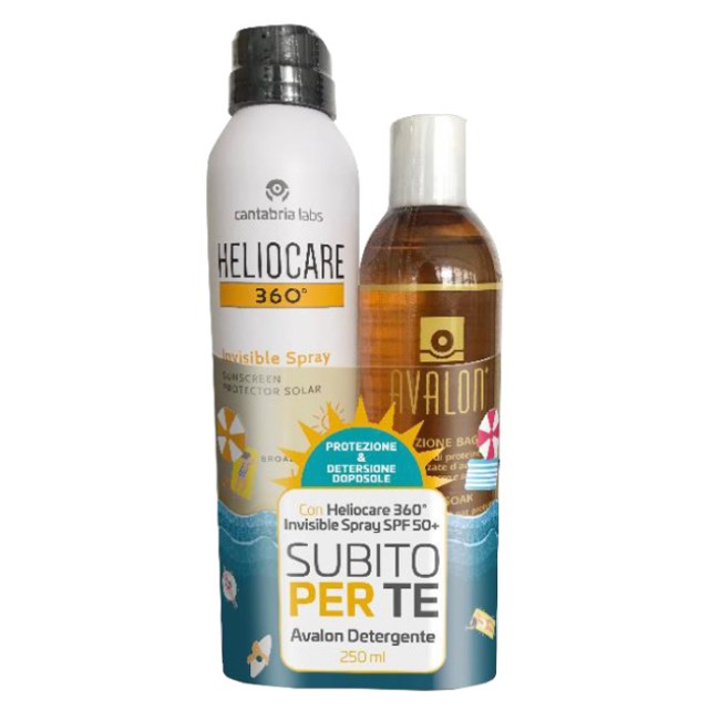 HELIOCARE INVISIBLE SPRAY SPF50+ 200 ML + AVALON DETERGENTE FLUIDO 250 ML