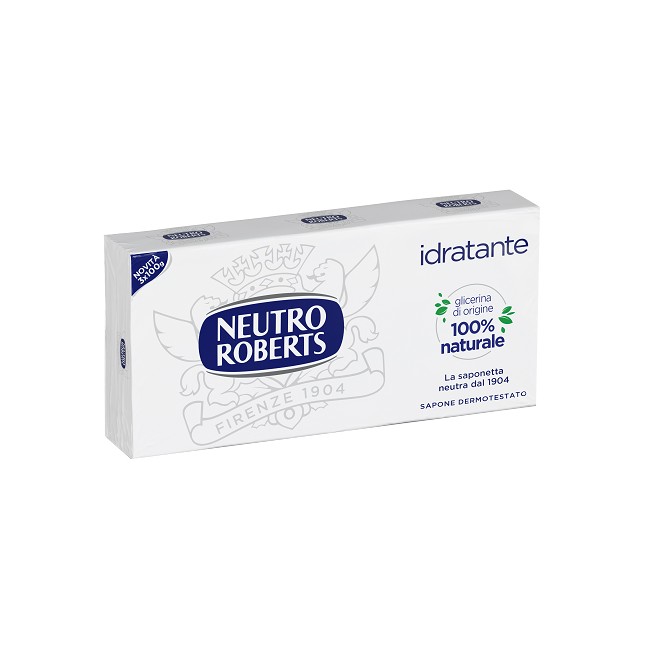 NEUTRO ROBERTS SAPONE SOLIDO TRIS 3 PEZZI DA 100 G