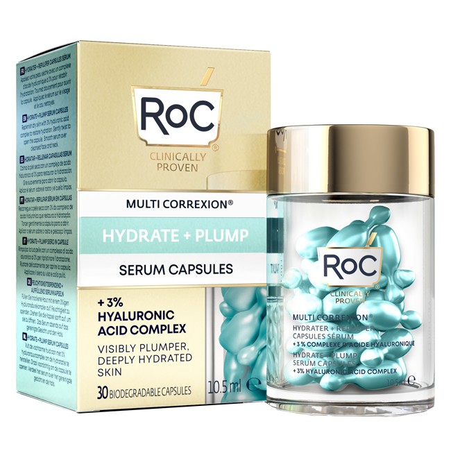 ROC MULTI CORREXION HYDRATE+ PLUMP SIERO VISO IN CAPSULE 30 CAPSULE