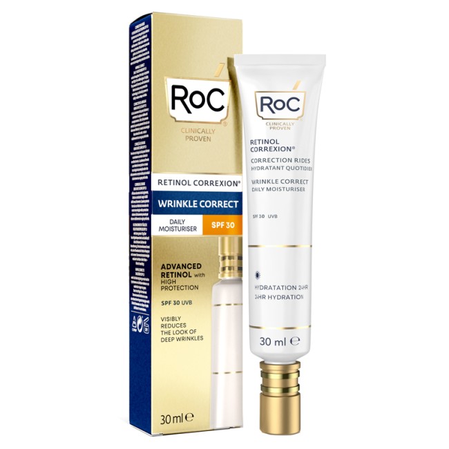 ROC RETINOL CORREXION WRINKLE CORRECT DAILY MOISTURISER SPF30 30 ML