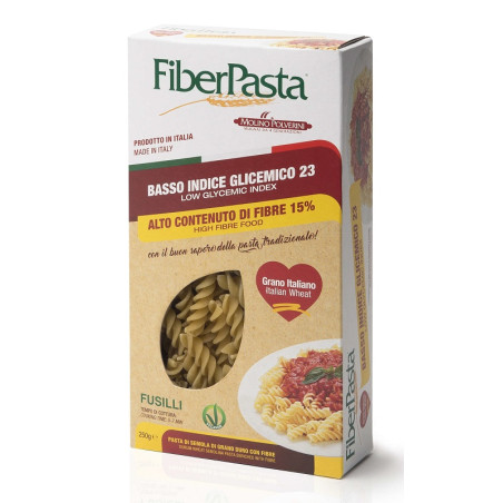 FIBERPASTA FUSILLI BASSO INDICE GLICEMICO 250 G