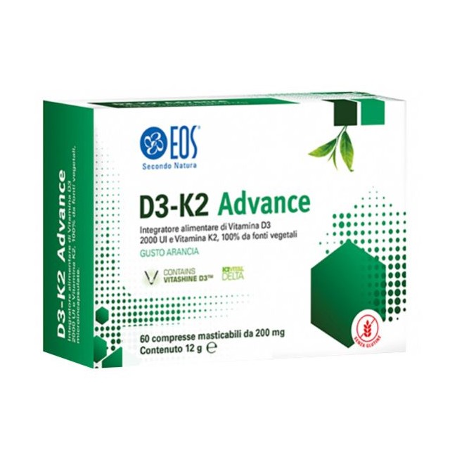 EOS D3 K2 ADVANCE 60 COMPRESSE MASTICABILI