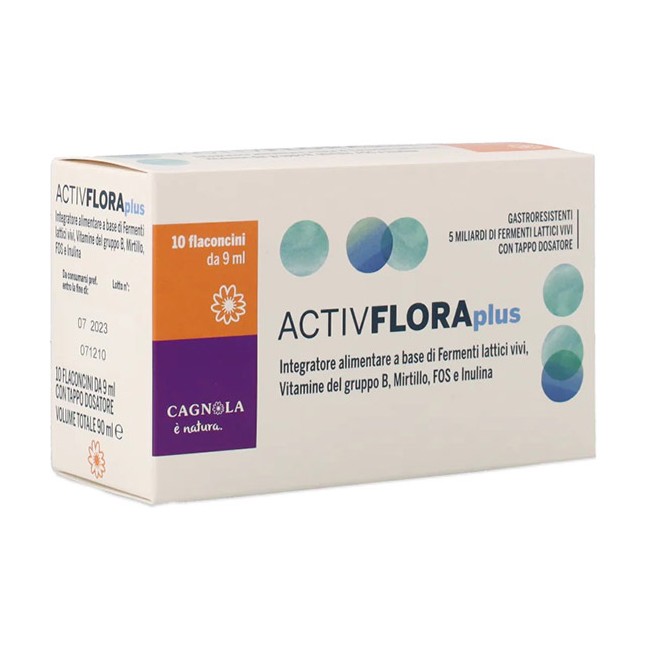 ACTIV FLORA PLUS 10 FLACONCINI X 9 ML