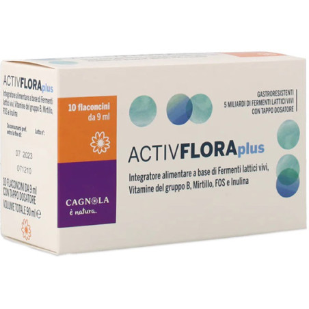 ACTIV FLORA PLUS 10 FLACONCINI X 9 ML