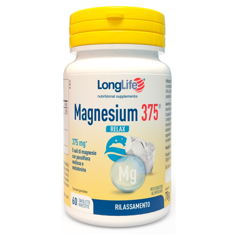 LONGLIFE MAGNESIUM 375 RELAX 60 TAVOLETTE