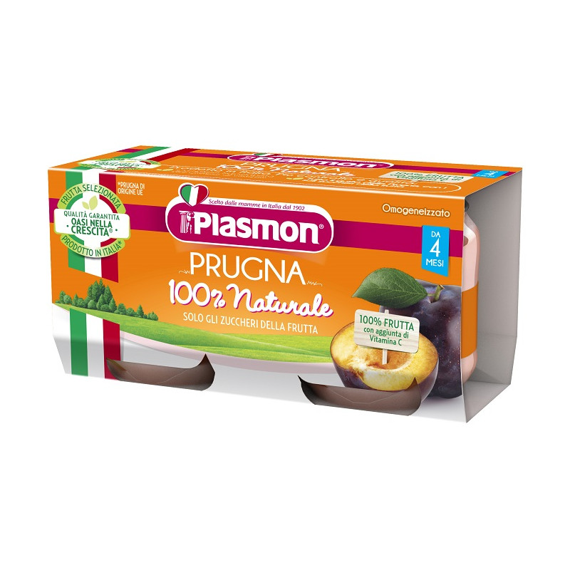 PLASMON OMOGENEIZZATO PRUGNA 2 X 80 G