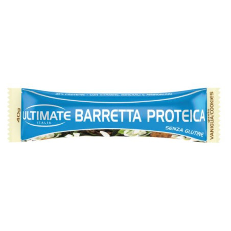 BARRETTA PROTEICA VANIGLIA/COOKIE 40 G 1 PEZZO