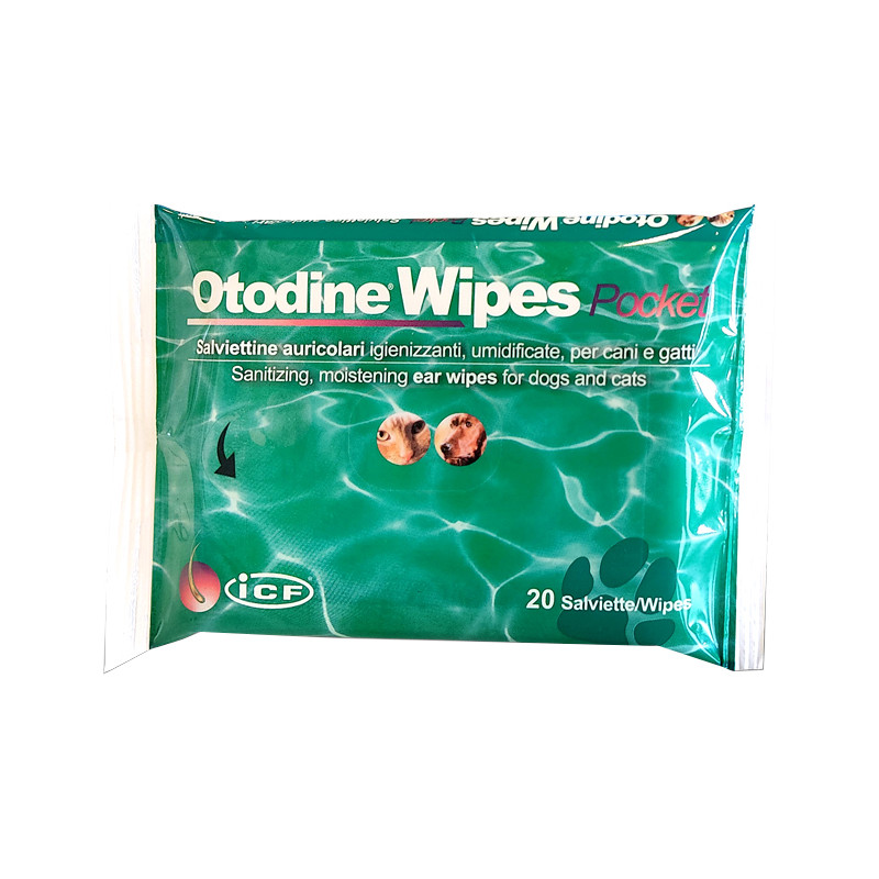 OTODINE WIPES POCKET 20 PEZZI