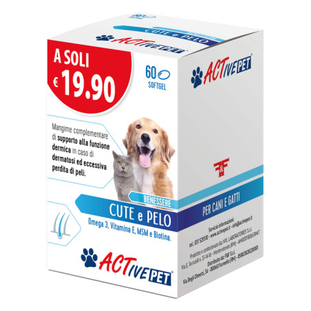 ACTIVE PET CUTE E PELO 60 PERLE