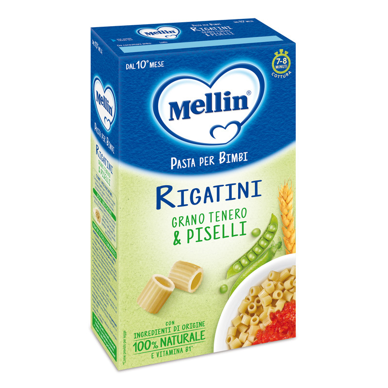 MELLIN RIGATINI CON PISELLI 280 G