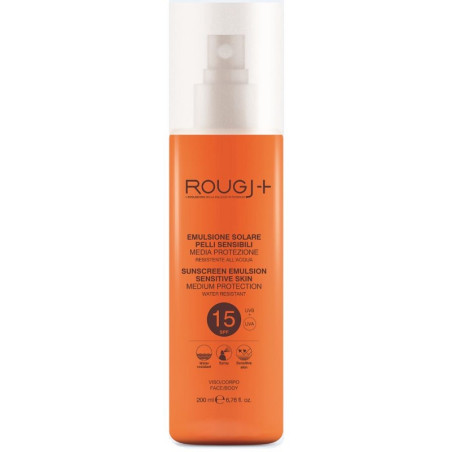 ROUGJ SOLARE SPF15 PELLI SENSIBILI 200 ML