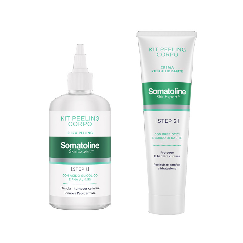 SOMATOLINE SKIN EXPERT KIT PEELING CORPO 1 GEL PEELING 200 ML + 1 CREMA RIEQUILIBRANTE 100 ML