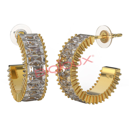 BJT325 ORECCHINO ALLISON GOLDEN 16MM STEEL GOLD PLATED