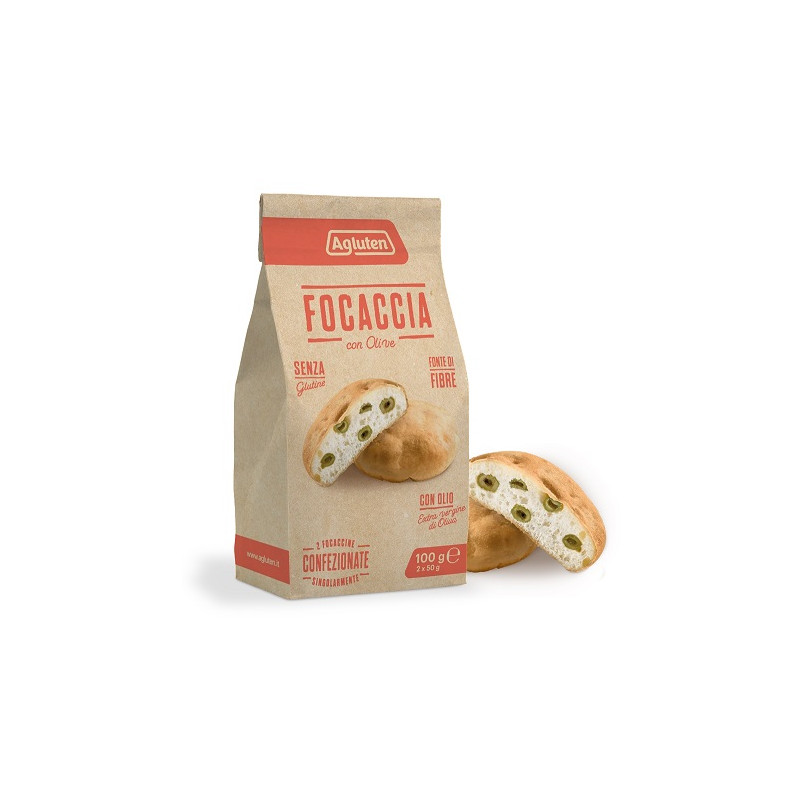 AGLUTEN FOCACCIA OLIVE 100 G