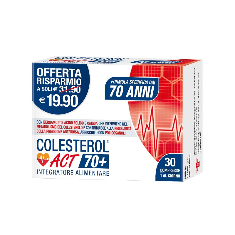 COLESTEROL ACT 70+ 30 COMPRESSE