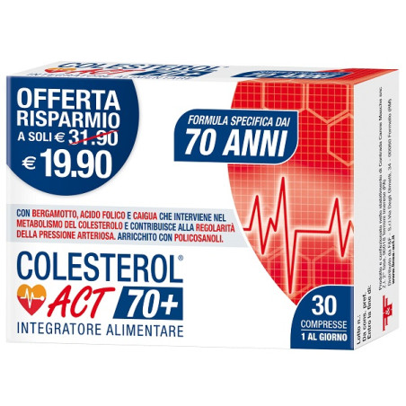 COLESTEROL ACT 70+ 30 COMPRESSE