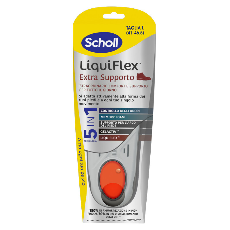 SCHOLL LIQUIFLEX EXTRA SUPPORT TAGLIA LARGE