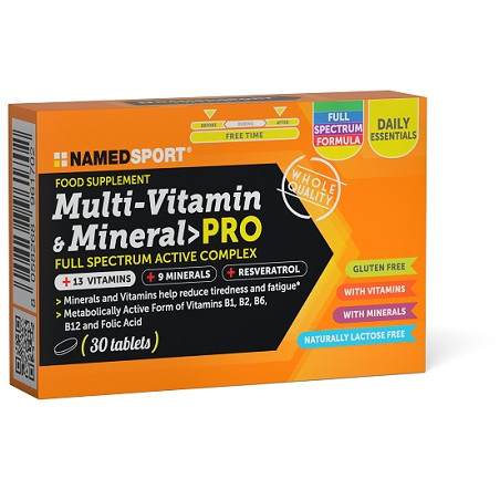 MULTI-VITAMIN&MINERAL PRO 30 COMPRESSE