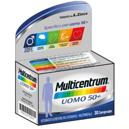 MULTICENTRUM UOMO 50+ 30 COMPRESSE