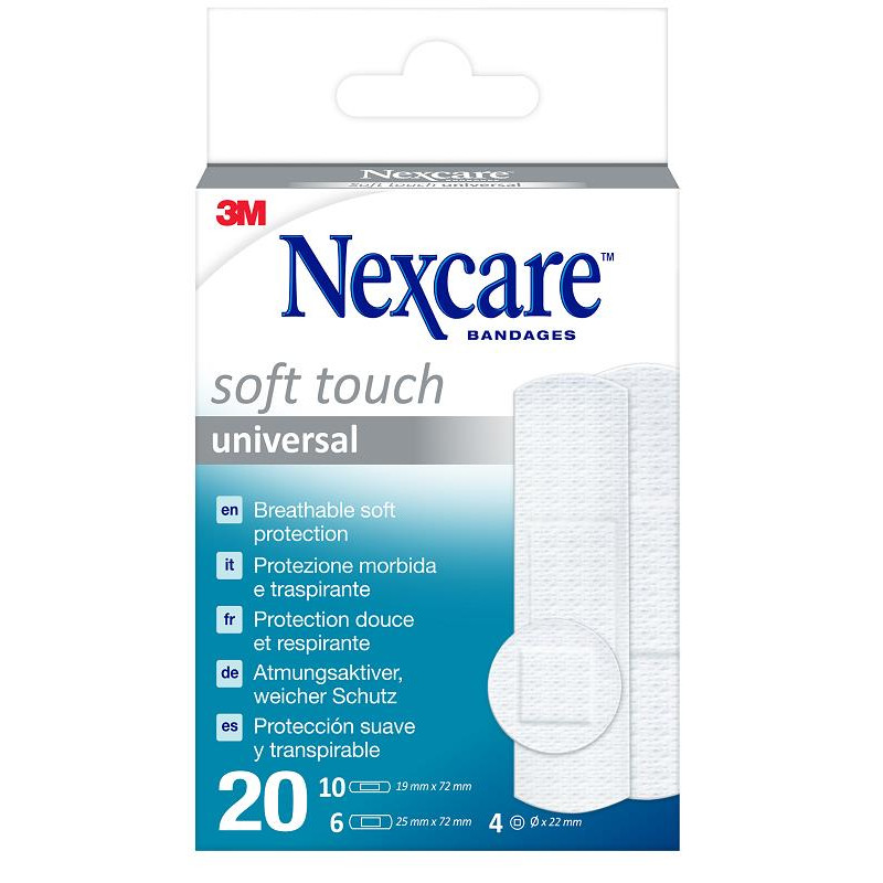 CEROTTO NEXCARE SOFT TOUCH 20 PEZZI ASSORTITI