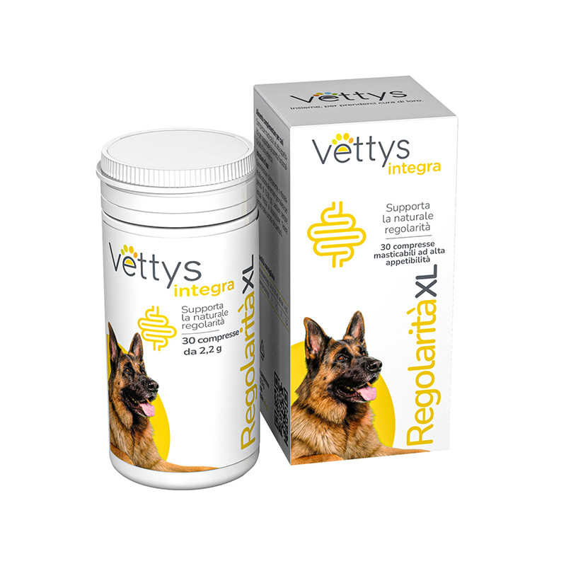 VETTYS INTEGRA REGOLARITA' XL CANE 30 COMPRESSE MASTICABILI