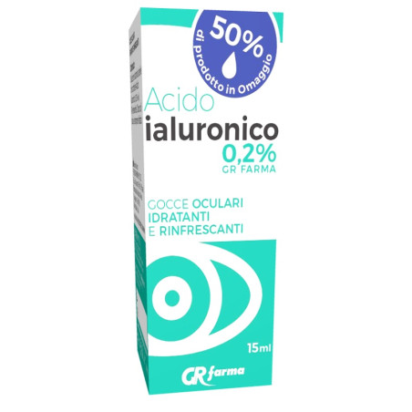 GOCCE OCULARI IDRATANTI RINFRESCANTI ACIDO IALURONICO 15 ML