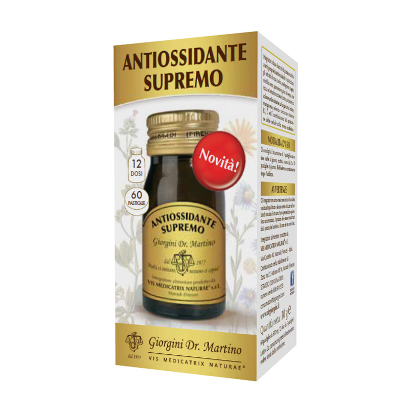 ANTIOSSIDANTE SUPREMO 60 PASTIGLIE