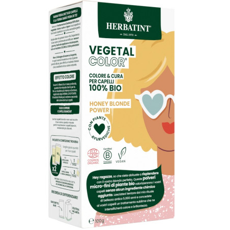 HERBATINT VEGETAL COLOR HONEY BLOND POWER ITA 100 G