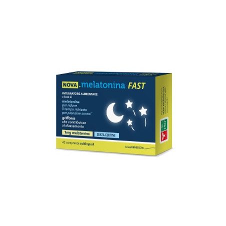 NOVA MELATONINA FAST 45 COMPRESSE 1MG DI MELATONINA