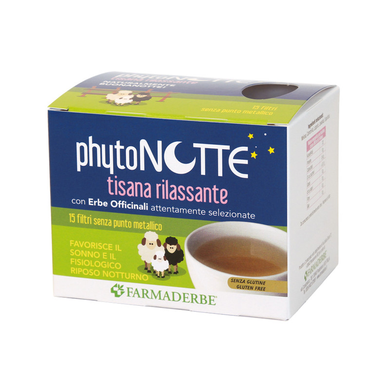 PHYTO NOTTE TISANA RILASSANTE 15 FILTRI DA 18 G