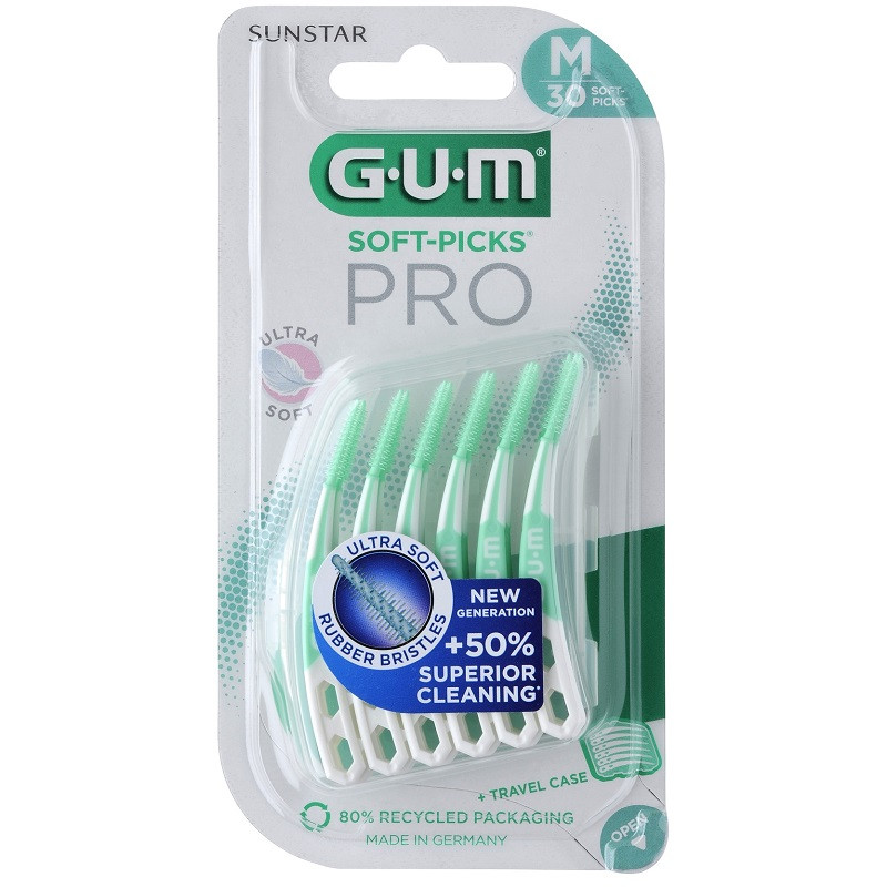 GUM SOFT PICK PRO MEDIUM 30 PEZZI