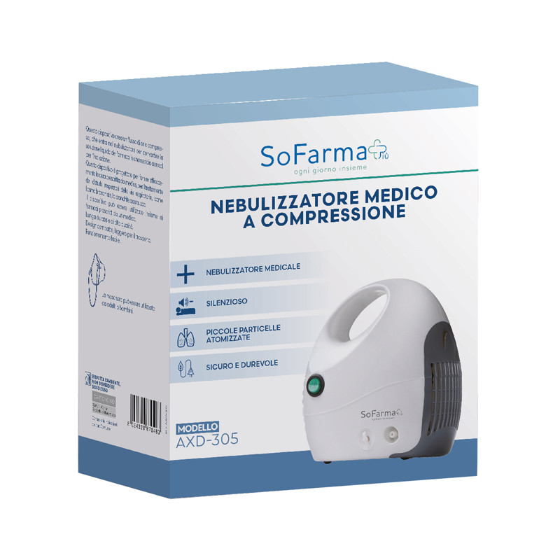 NEBULIZZATORE MEDICO A COMPRESSIONE SOFARMAPIU'