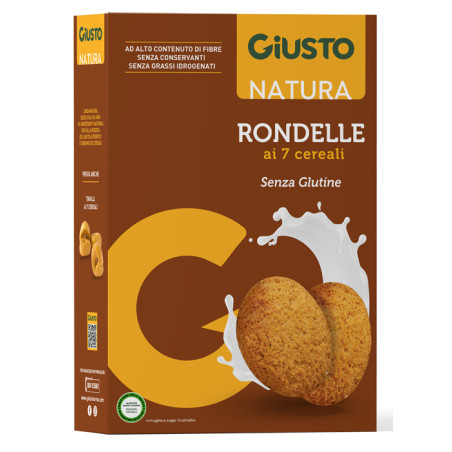 GIUSTO SENZA GLUTINE RONDELLE AI 7 CEREALI 250 G