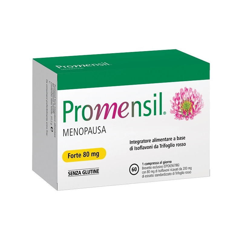 Confezione da 60 compresse di Promensil Menopausa Forte Integratore per la Menopausa