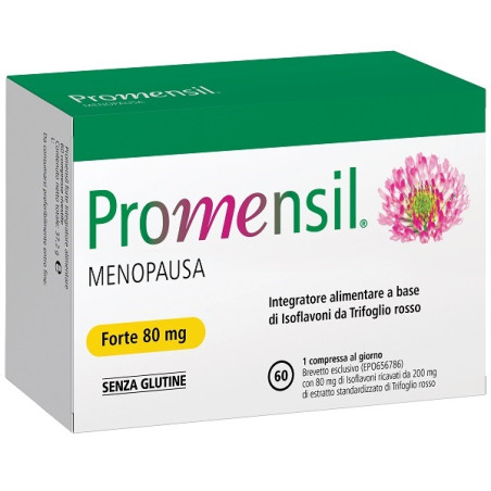 Confezione da 60 compresse di Promensil Menopausa Forte Integratore per la Menopausa