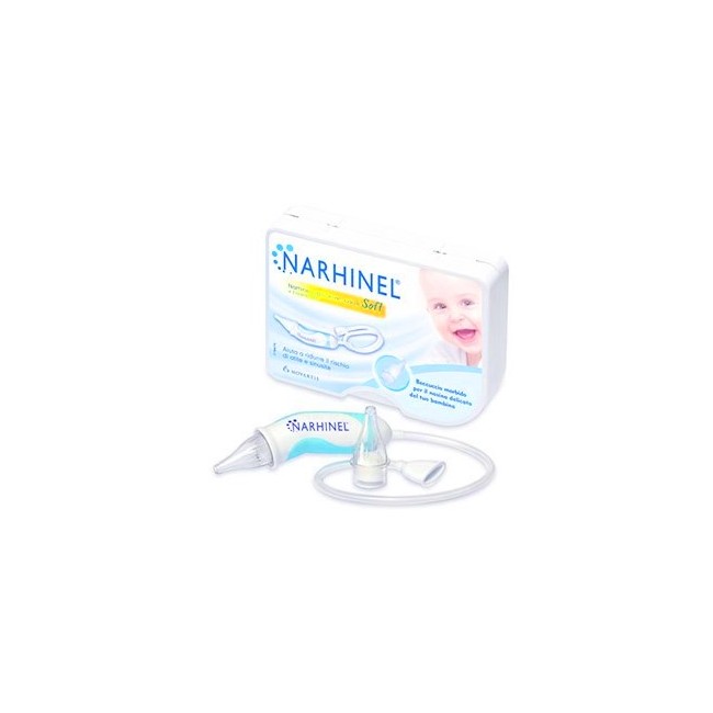 ASPIRATORE NASALE NARHINEL SOFT 1 PEZZO + 2 RICAMBI