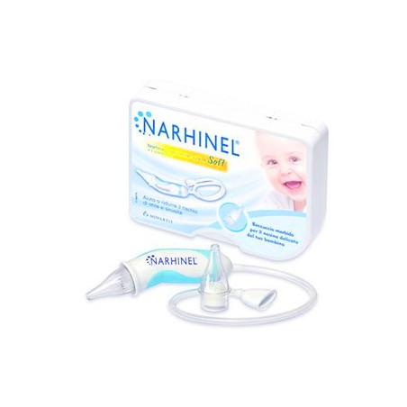 ASPIRATORE NASALE NARHINEL SOFT 1 PEZZO + 2 RICAMBI